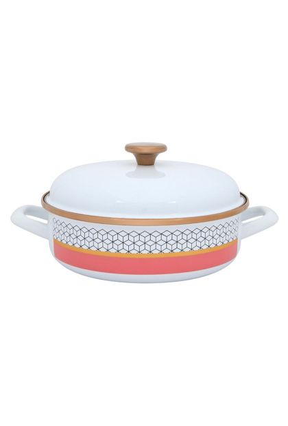 Metalac tava standardna sa ručkama 24 cm LUXURY ROSE