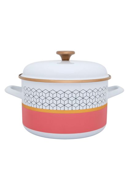 Metalac šerpa duboka 24 cm LUXURY ROSE