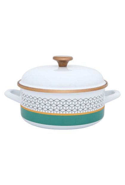 Metalac šerpa plitka 22 cm LUXURY ROSE