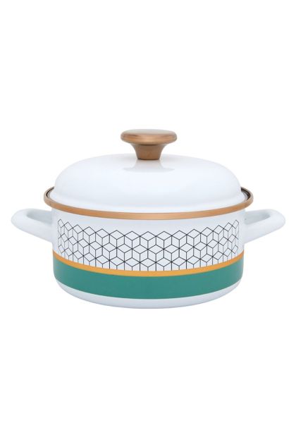 Metalac šerpa plitka 18 cm LUXURY MINT