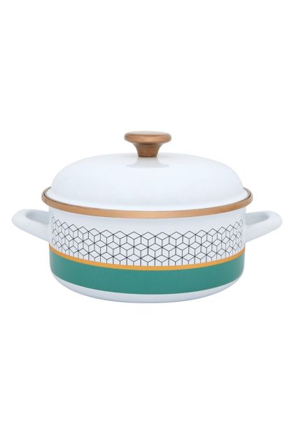 Metalac šerpa plitka 22 cm LUXURY MINT