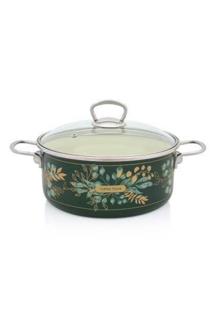 Metalac plitka šerpa Golden Times 16cm/1,5lit