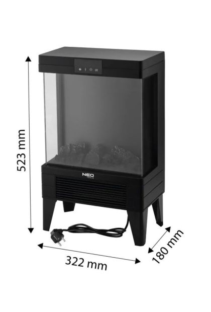Grijalica Električna Kamin 2000W 90-159