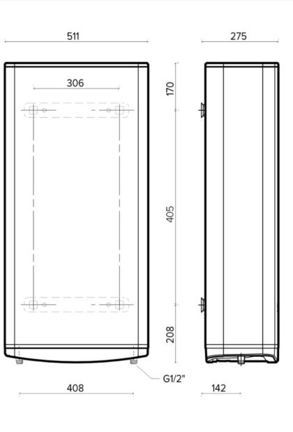 Bojler Električni 50l Ariston Velis Tech WiFi Silver