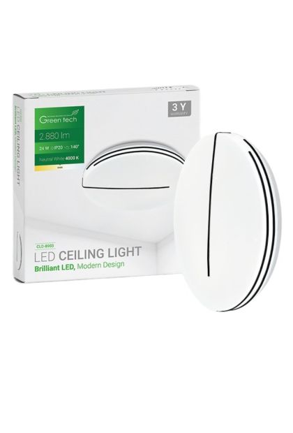 GREEN TECH Plafonjera LED 24W 4000K