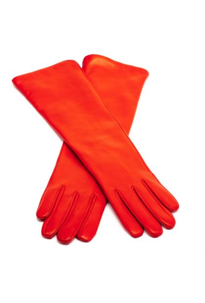 Rukavice Leather Soft-Mix 11 Crvena