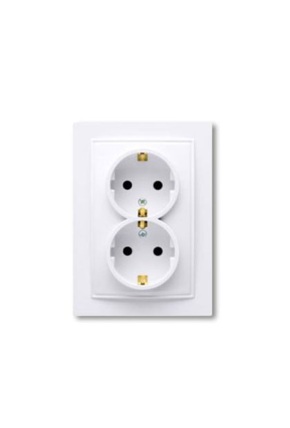 EKVA Utičnica dupla 1085 Alora