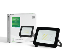 LED reflektor crni 30W, 6500K,  ALX-30BK  Green Tech