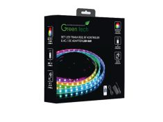 LED traka 5m + adapter + kontroler RGB: LSK-660 Green Tech