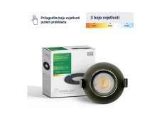 LED downlight crni 5W, DWX-5BK Green Tech