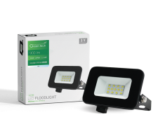 LED reflektor crni 10W, 6500K, ALX-10BK Green Tech