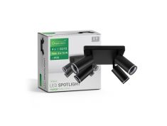 Svjetiljka LED spot crna NYXA-4 Green Tech GU10X4KOM