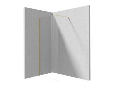 Tuš stijena 90 cm Brushed Gold KTJ R39P