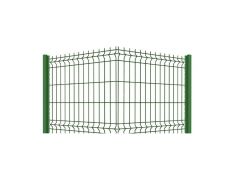 Stub za panelnu ogradu 120 cm 50x50x1,5 u setu Zeleni