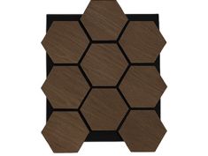 Panel zidni akustični 650x800x18 mm MDF 03 LS1825- 021
