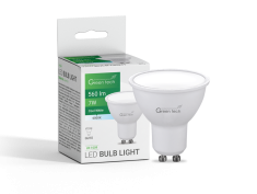 LED sijalica 7W, 6000K, GU10, IP20, Sanan chip LB-1009 Green Tech