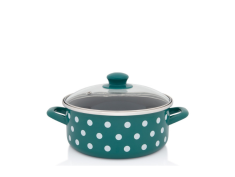 Metalac plitka šerpa sa poklopcem 22cm/3,5l