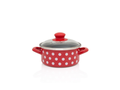 Metalac plitka šerpa sa poklopcem 14cm/1l