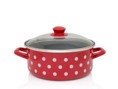 Metalac plitka šerpa sa poklopcem 18cm/2,2l