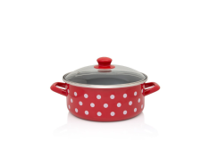 Metalac plitka šerpa sa poklopcem 22cm/3,5l