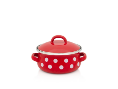 Metalac plitka šerpa sa poklopcem 12cm/0,75l