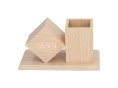 Sat elektronski sa podešavanjem svjetline+držač za olovke AM 1047