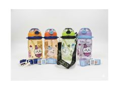 Boca plastična Sweet sa slamkom i privjeskom 600ml AM 863