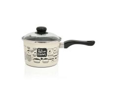 Metalac šerpa duboka sa drškom i poklopcem novum 16cm/2l