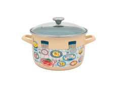 Metalac šerpa duboka sa poklopcem trpeza 24cm/6,75l