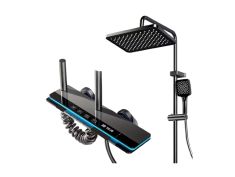 Tuš set usponski alu+nehrđajući čelik AM 621