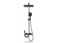 Tuš set usponski alu+nehrđajući čelik AM 625