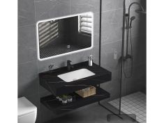 Set za kupatilo (umivaonik-polica- LED ogledalo) 60 cm AM 1310