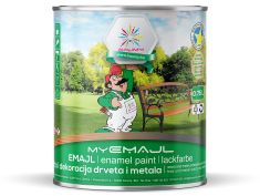 MYEMAJL ZELENI premaz za zaštitu i dekoraciju metala i drveta 2,5 L BAUMY