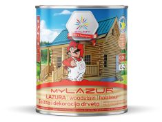 MYLAZUR PALISANDER, dekorativni i zaštitni premaz za proizvode od drveta, 5 L BAUMY