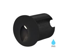 Svjetiljka baštenska zidna BRY-A-OKRUGLA-CRNA-2W-3000K-IP65 BG38-02201