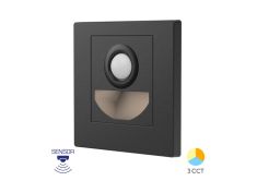 Svjetiljka LED zidna BRY-STEP-BS-SNS 1,5W 3U1 CRNA BH07-00381