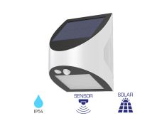 Svjetiljka zidna solarna BRY-SOLARIS-W1- BELA-3W-6500K-IP54 BG36-00130