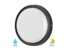 Brodska lampa LED 18W-KRUG-CRNA-3U1-IP65 BRY-BULKHEAD BC18-00781