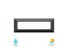 Svjetiljka zidna BRY-VEKTA-B-RCT-SIVA-5W- 3U1-IP65 BG38-01882