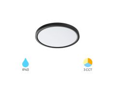 Plafonjera LED 20W 3u1 CRNA OKRUGLA BRYJADE- SLR BP07-00281