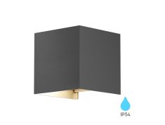 Svjetiljka baštenska zidna-BRY-VEKTA-BWL. 2-SIVA-1XG9-IP54-BG38-03402