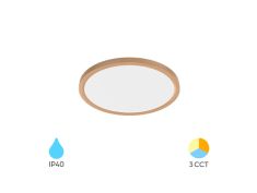 Plafonjera stropna 20W 3u1 DRVO KVADRATNA BRY-JADE-SLR BP07-10287