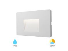 Svjetiljka zidna BRY-VEKTA-B-KVADRATBIJELA- 3W-3U1-IP65 BG38-02180