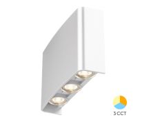 Svjetiljka baštenska zidna BRY-VEKTOR-BWL- BIJELA-6X1W-3U1-IP65-BG38-03380