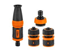 Set prskalica vrtna s regulacijom + 3 SPOJNICE 1/2 NEO 15-710