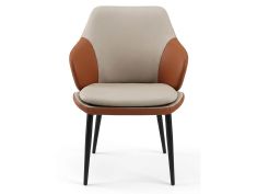 Stolica trpezarijska PU+METAL 595x620x855 mm B3026