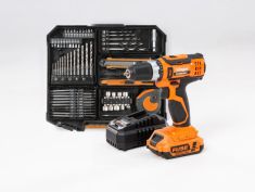 Set u koferu VLN 3220 + baterija 2.0Ah + punjac 2,4A + 74 nastavka FUSE Villager