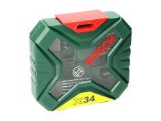 Klasični set svrdla i bitova izvijača, 34 komada X-Line