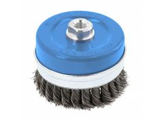 Četka lončasta čelična 0,5mm promjer 100mm za kutnu brusilicu M14 HT7D738