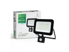 LED reflektor sa senzorom Green Tech 4250 lm, 50W, 6500K, IP65, crni